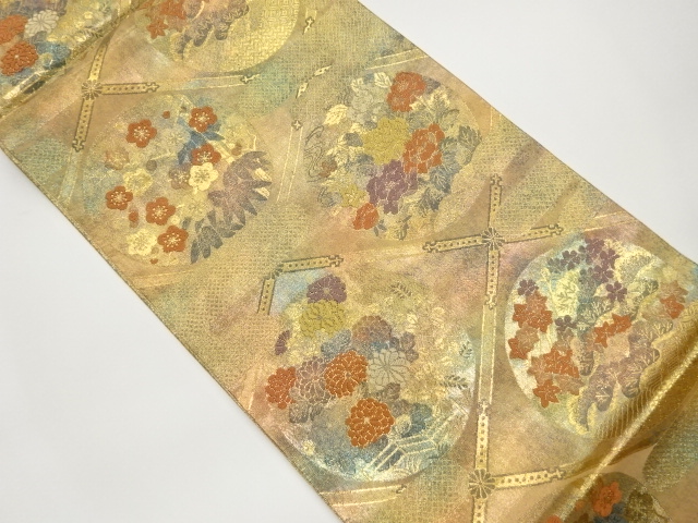 JAPANESE FUKURO OBI / WOVEN SHOCHIKUBAI